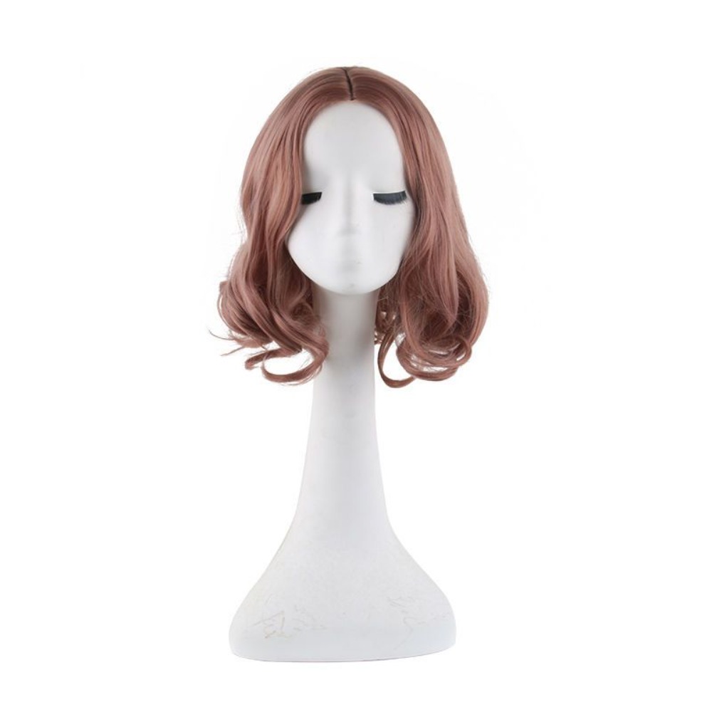 Wig Fiber Net - ペルソナ 5 奥村春コスプレウィッグアニメカーリーヘアスタイル高温繊維通気性ローズネットキャップ