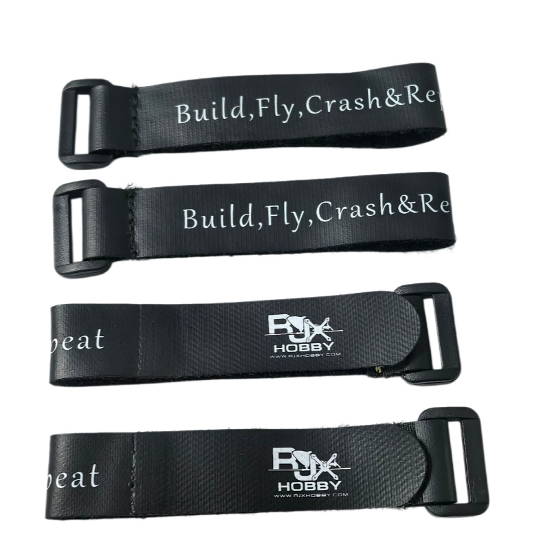 Velcro Hook Loop - 200X20MM ノンスリップシリコンバッテリーストラップ 4 個耐火フックループベルクロタイ FPV RC
