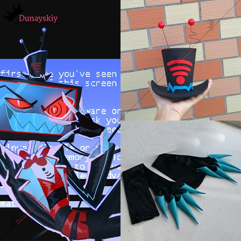 Cosplay Prop 3D Print - 2025 ホテル・ボックス コスプレ衣装 アニメ ハズビン ヘッドピース