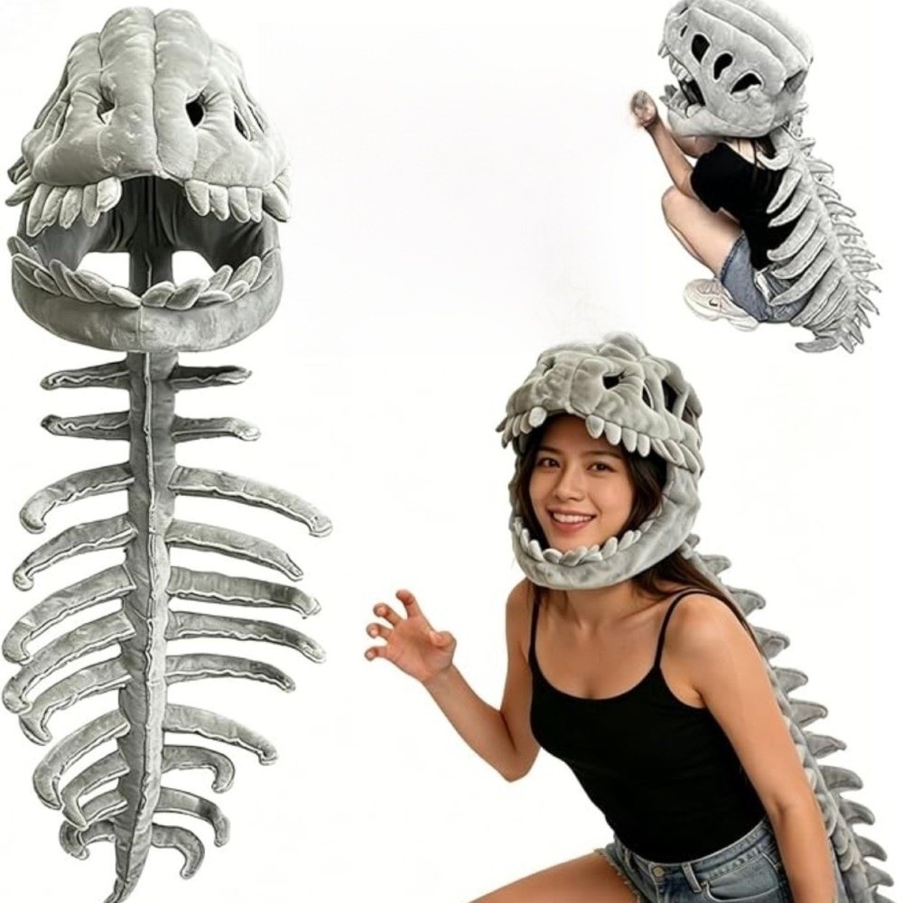 Cosplay Prop Pattern - ハロウィンコスプレコスチューム 恐竜スケルトンコスチューム コスチューム小道具 恐竜スケルトン衣装 リアルなスケルトンパターン