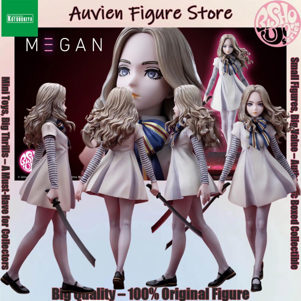 Kotobukiya Bishoujo - 公式ライセンス取得済み コトブキヤ ビショウジョ メガン フィギュア アニメ