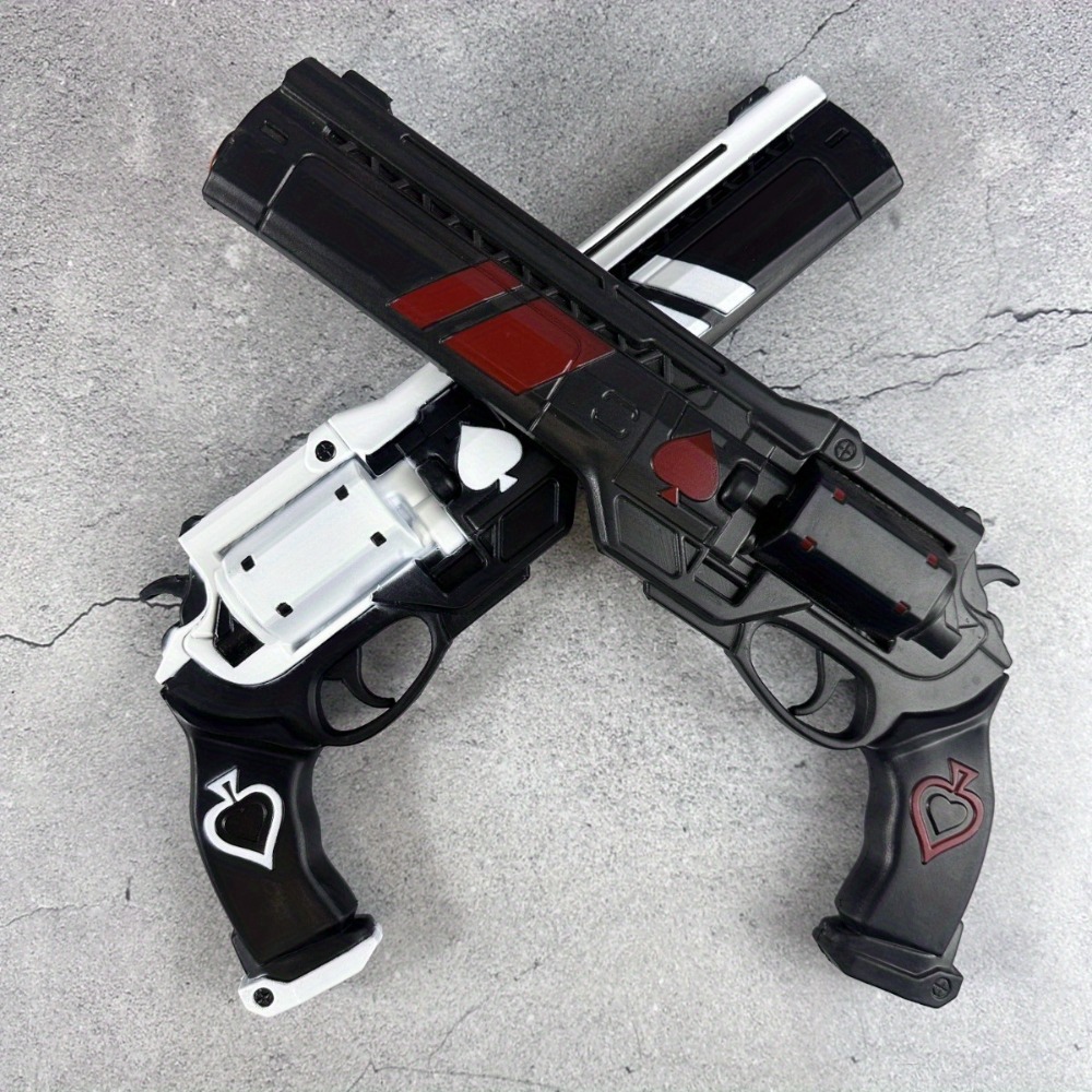 Cosplay Prop Pistol - 15インチPU製ピストル型スペードガン刀アニメデスティニー2コスプレ小道具ガンピストルオリジナル侍刀リアルサイズ日本刀ギフト