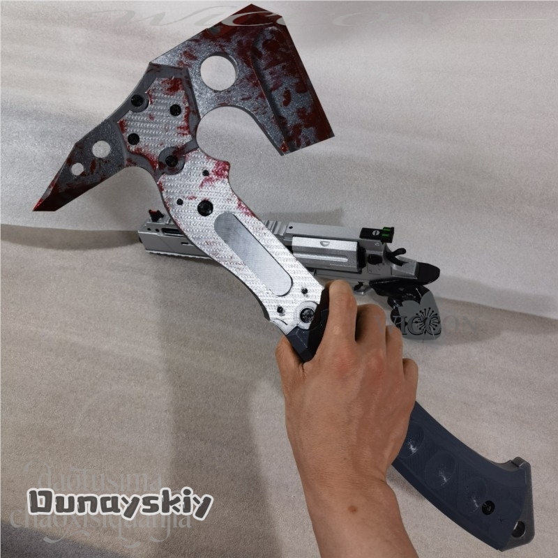 Leonn 高品質偽戦術斧血痕パターン 3D ポリ乳酸小道具 - Cosplay Prop Pattern のレビューと価格