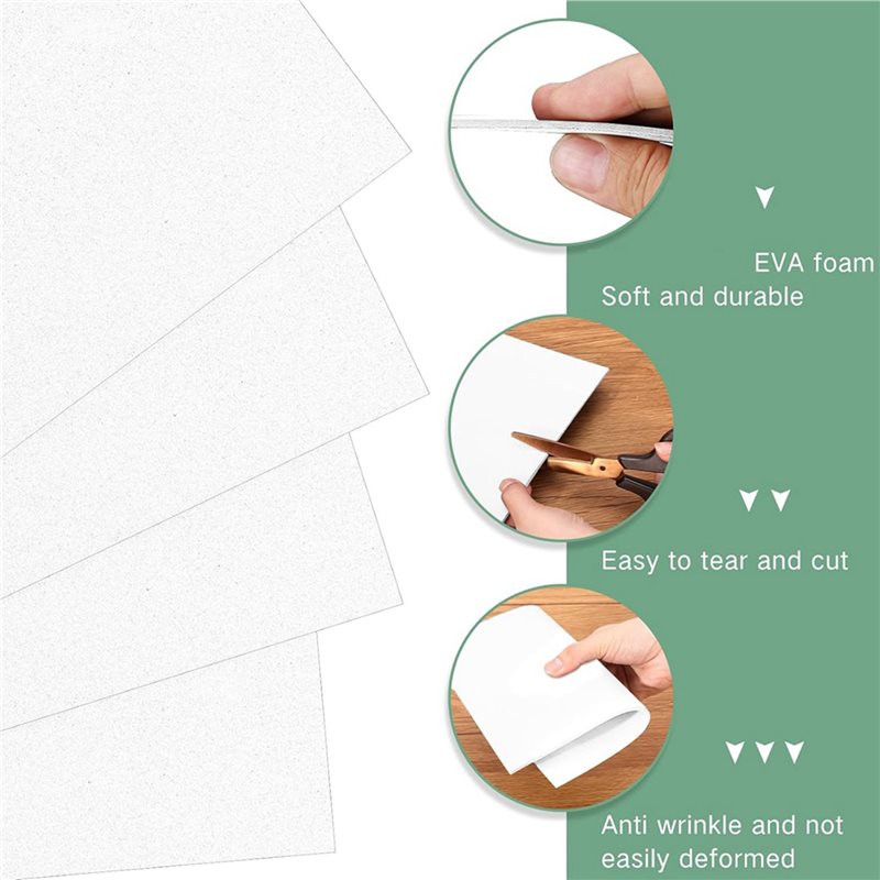 【ラストチャンス】60枚入り 3mm刺繍用フォーム 6 x  - Eva Foam Sheet のレビューと価格
