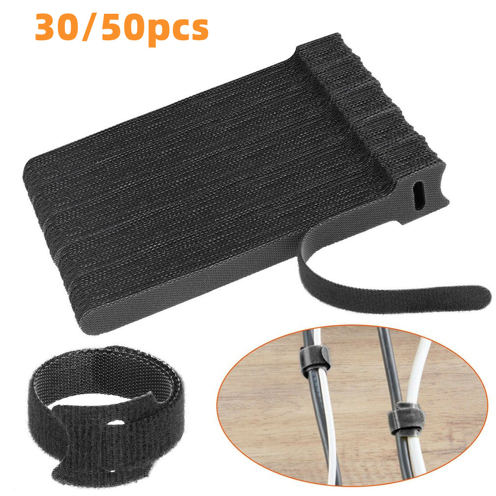 ケーブル用ベルクロ ケーブルタイ フックとループ付きの再利用 - Velcro Hook Loop のレビューと価格
