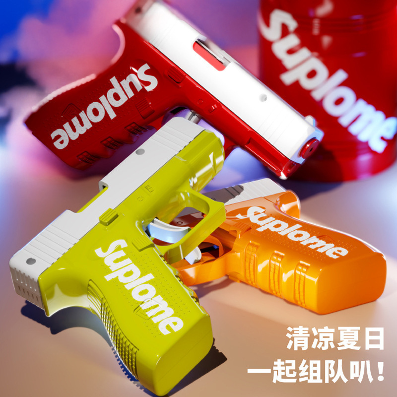 新型手動式連射ミニグロック水鉄砲 大人向け 夏のプールビーチ - Cosplay Prop Pistol のレビューと価格