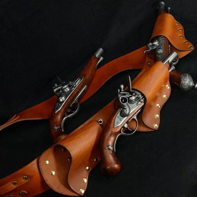 ルネッサンス海賊フリントロックピストルガンホルスターキャプテ - Cosplay Prop Pistol のレビューと価格