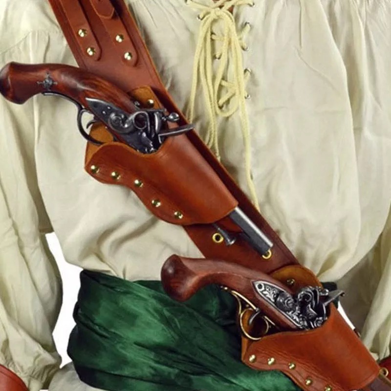 ルネッサンス海賊フリントロックピストルガンホルスターキャプテ - Cosplay Prop Pistol のレビューと価格
