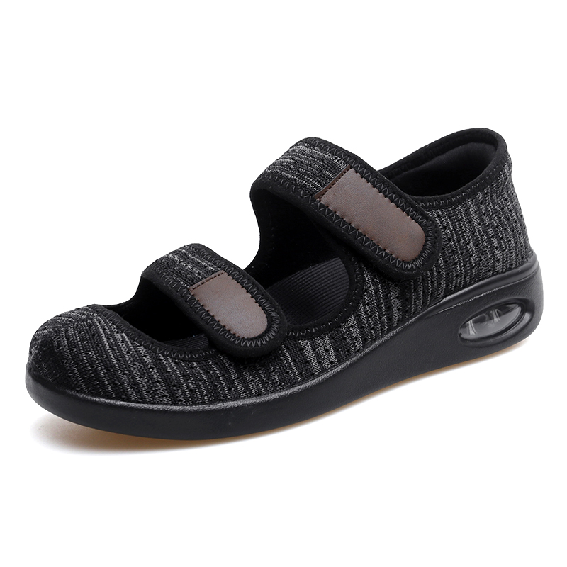 調節可能な滑り止めエアクッション付きサンダル,女性用,幅の広 - Velcro Hook Loop のレビューと価格