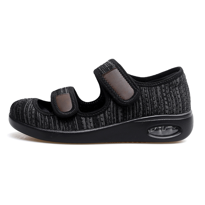 調節可能な滑り止めエアクッション付きサンダル,女性用,幅の広 - Velcro Hook Loop のレビューと価格