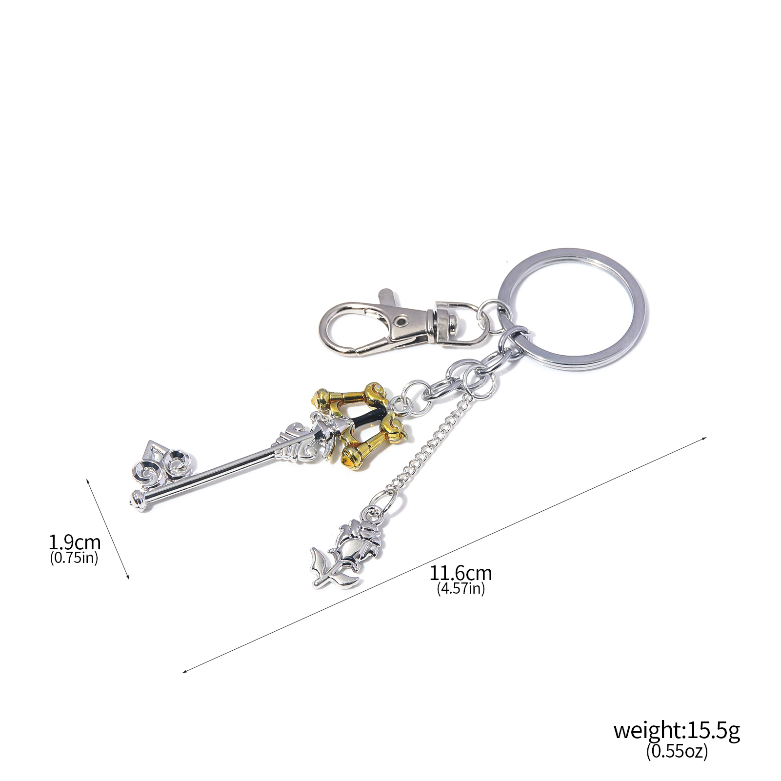ゲームキングダムハーツソラキーキーホルダー忘れられた刃金属ゴ - Keyblade Cosplay Prop のレビューと価格