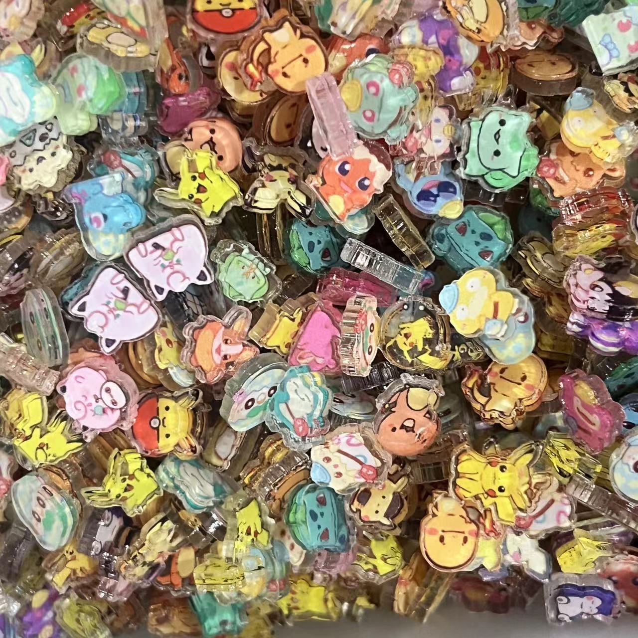 1cm 2cm ポケモン 小さなアクリルピース DIY ハン - Cosplay Material For Prop のレビューと価格
