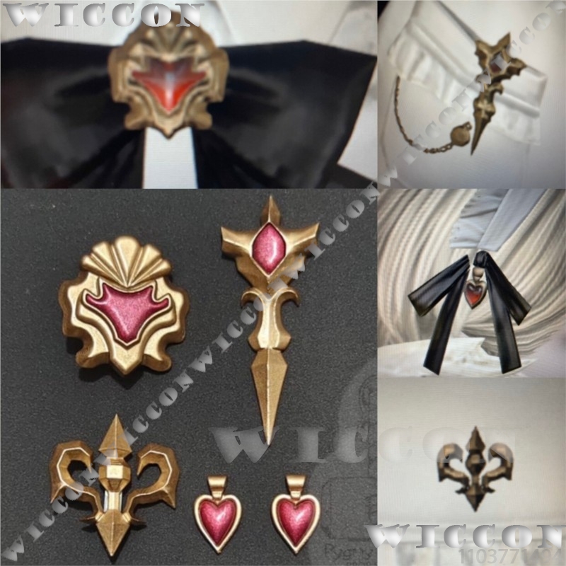 クラシックメイド制服アクセサリーセットゲーム FF xiv  - Cosplay Prop 3D Print のレビューと価格