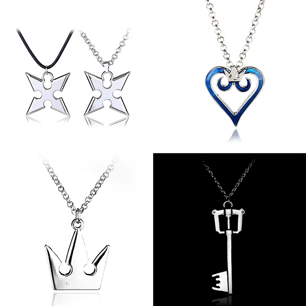 ゲームキングダムハーツチェーンペンダントネックレスソラキーブ - Keyblade Cosplay Prop のレビューと価格