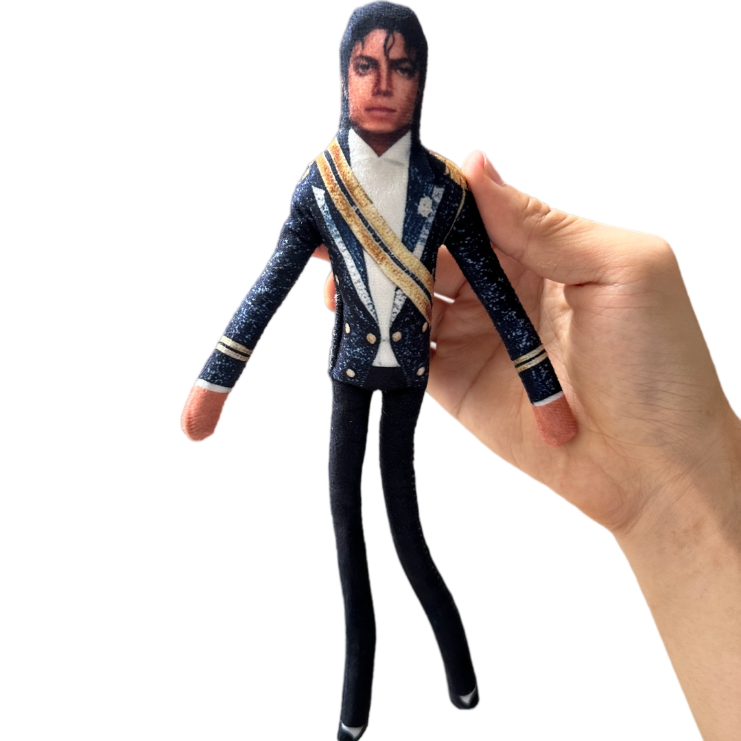 1-6 個マイケル・ジャクソンコスプレ小道具人形ぬいぐるみフ - Cosplay Prop Making のレビューと価格