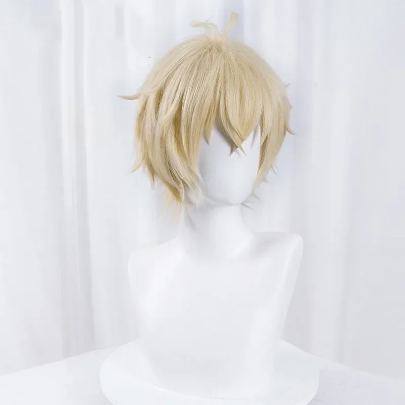 ミカエラ・ハイクヤコスプレウィッグ男性ショートライトブロンド - Prop For Cosplay のレビューと価格