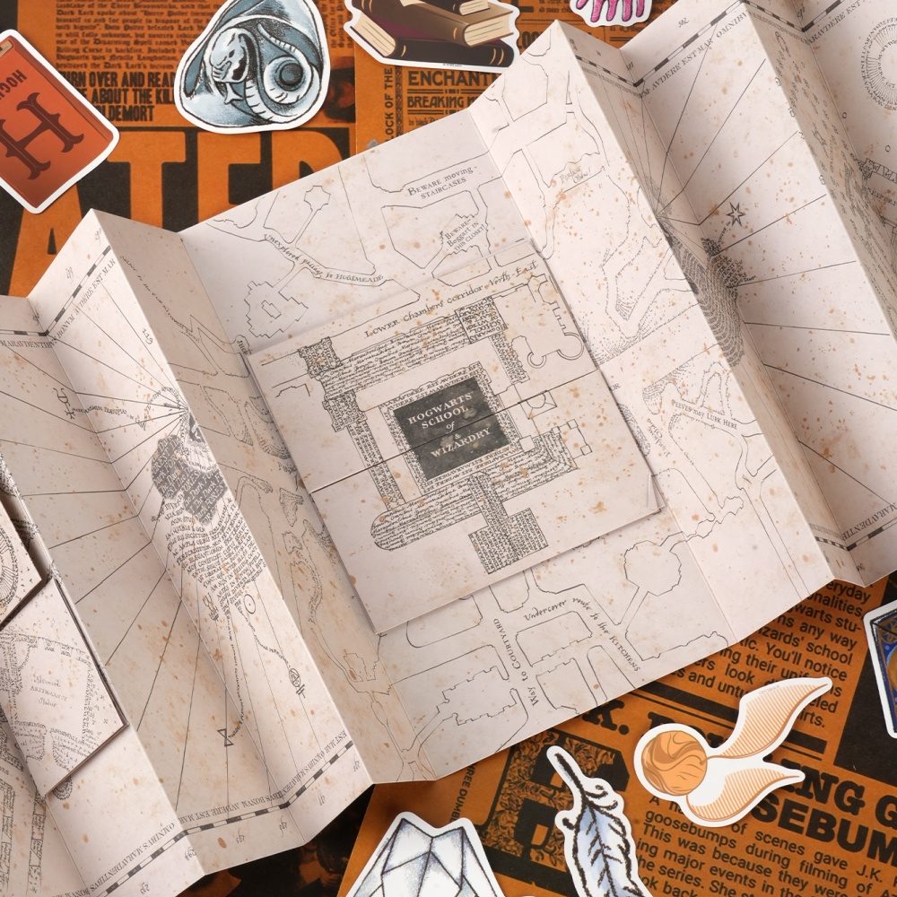 1PC マローダーズ魔法学校の地図魔法のコスプレ小道具映画ア - Cosplay Prop Making のレビューと価格